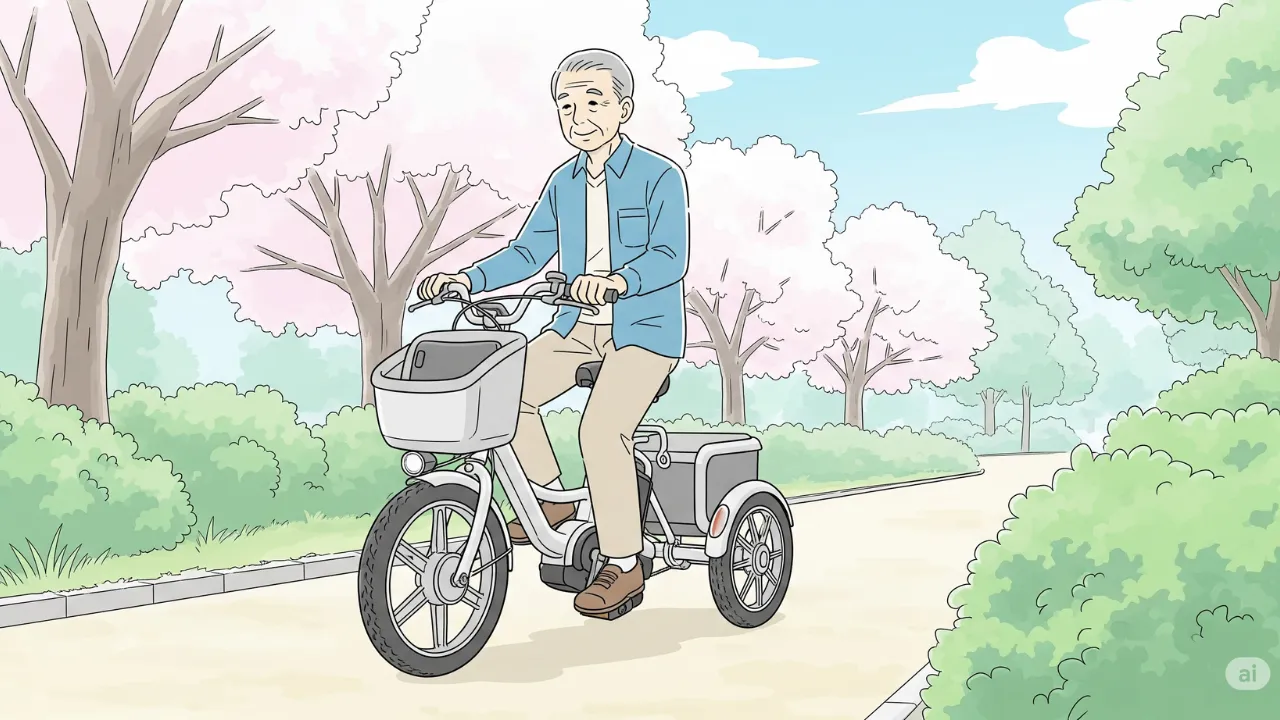 シニア向け転ばない自転車の選び方｜安心の三輪・電動おすすめモデル